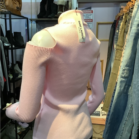 SAINT LAURENT sweater RIBBED VISCOSE ,M - Picture 5 of 10